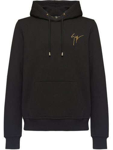 Sweat à capuche à logo brodé - Giuseppe Zanotti - Modalova