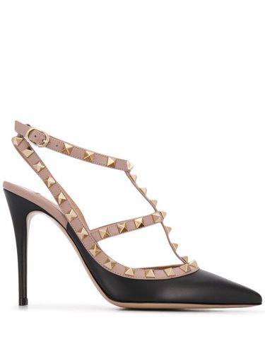 Escarpins Rockstud 105 mm en cuir - Valentino Garavani - Modalova