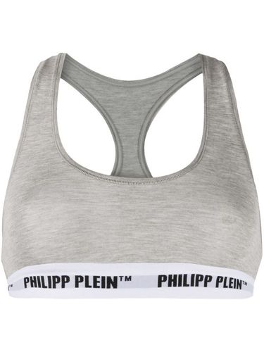 Brassière de sport à bande logo - Philipp Plein - Modalova