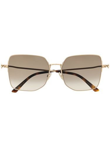 Lunettes de soleil Trisha à monture carrée oversize - Jimmy Choo Eyewear - Modalova