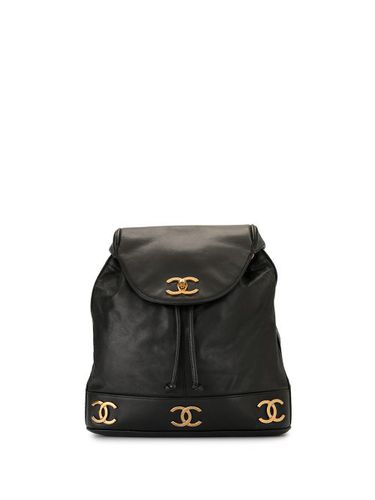 Sac à dos à logo CC - CHANEL Pre-Owned - Modalova