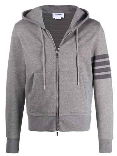 Hoodie zippé à 4 bandes signature - Thom Browne - Modalova