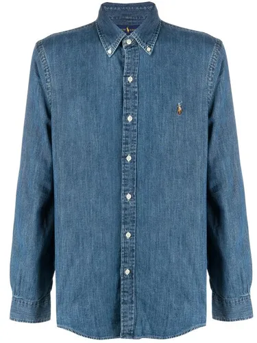 Chemise en denim à logo - Polo Ralph Lauren - Modalova