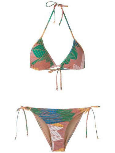 Bikini imprimé à bonnets triangles - Amir Slama - Modalova