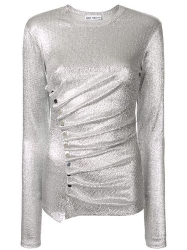 Blouse drapée à boutonnière - Rabanne - Modalova