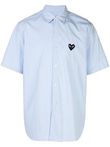 Chemise rayée à logo - Comme Des Garçons Play - Modalova