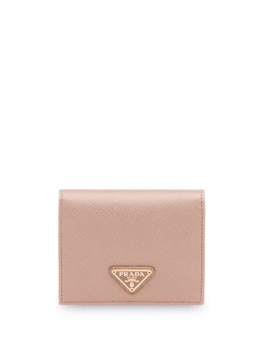 Petit portefeuille en cuir Saffiano - Prada - Modalova