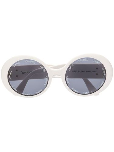 Lunettes de soleil CC à monture ronde (années 1990) - CHANEL Pre-Owned - Modalova