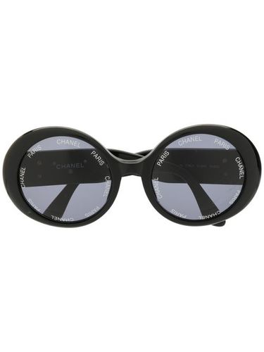 Lunettes de soleil CC à monture ronde (années 1990) - CHANEL Pre-Owned - Modalova