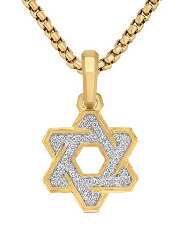 Pendentif Deco Star of David en 18ct pavé de diamants (24 mm) - David Yurman - Modalova