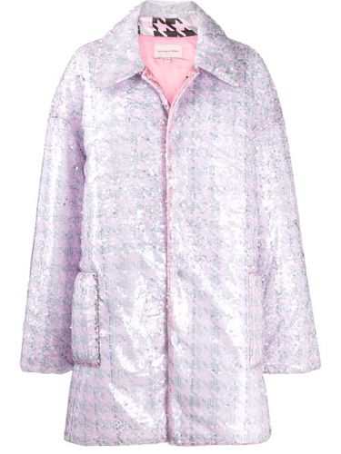 Manteau oversize à motif pied-de-poule - Natasha Zinko - Modalova