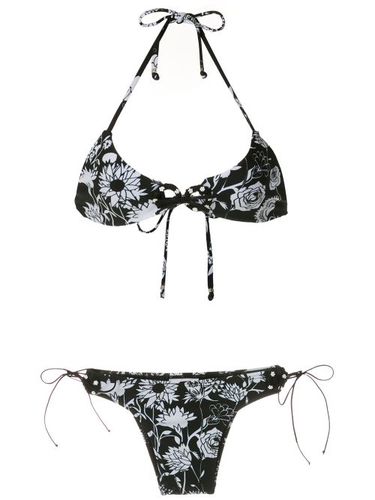 Bikini à imprimé bicolore - Amir Slama - Modalova