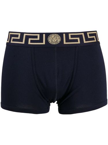 Versace boxer Greca Border - Bleu - Versace - Modalova