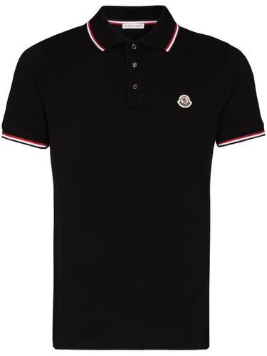 Moncler polo à logo - Noir - Moncler - Modalova