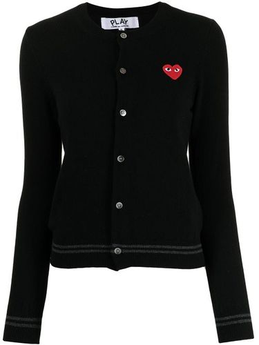 Cardigan à logo brodé - Comme Des Garçons Play - Modalova