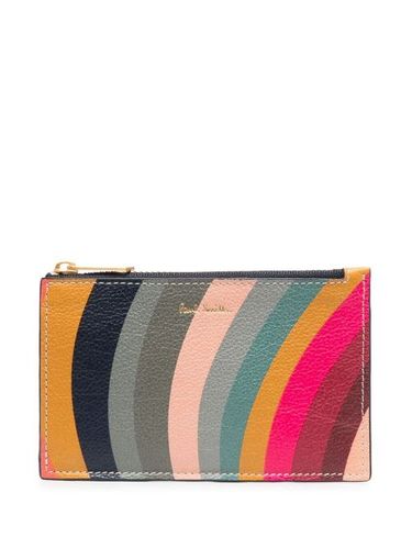 Portefeuille zippé Swirl en cuir - Paul Smith - Modalova