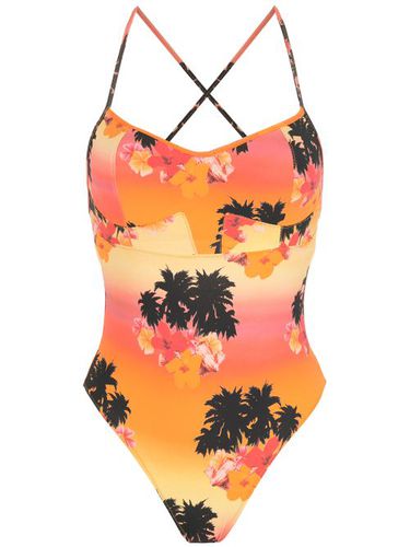 Maillot de bain à imprimé Ilha de Hibiscus - Amir Slama - Modalova