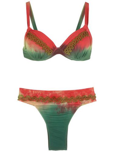 Bikini tie-dye à broderies - Amir Slama - Modalova