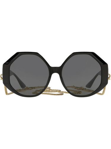 Lunettes de soleil à monture géométrique - Versace Eyewear - Modalova