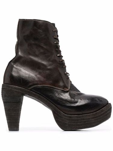 Bottines lacées à plateforme - Guidi - Modalova