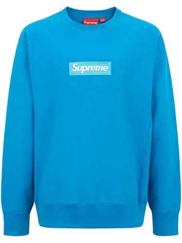 Supreme sweat à patch logo - Bleu - Supreme - Modalova
