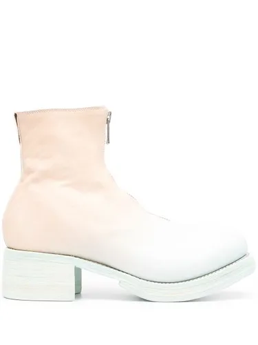 Bottines zippées à effet dégradé - Guidi - Modalova