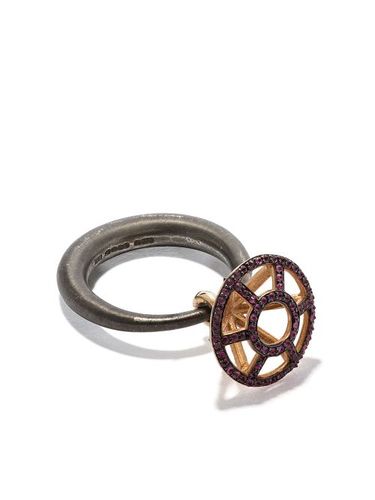 Bague Cage en or 18ct ornée de rubis - DALILA BARKACHE - Modalova