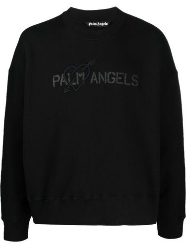 Sweat à logo imprimé - Palm Angels - Modalova