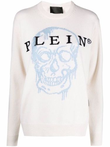 Pull en maille intarsia - Philipp Plein - Modalova