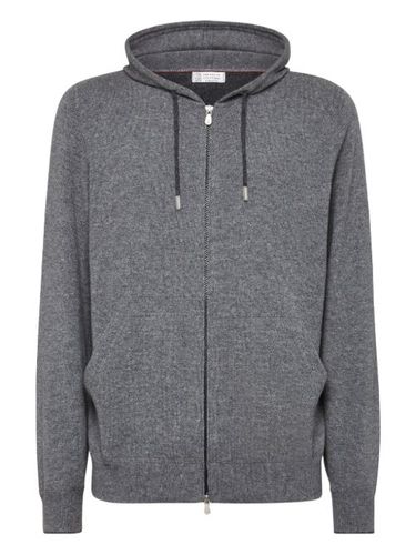 Hoodie zippé en cachemire - Brunello Cucinelli - Modalova