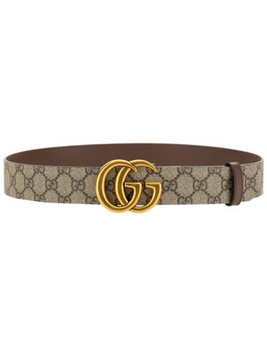 Ceinture réversible à motif GG Marmont - Gucci - Modalova