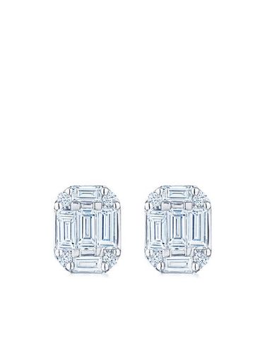 Puces d'oreilles Starbust en or blanc 18ct ornées de diamants - KWIAT - Modalova