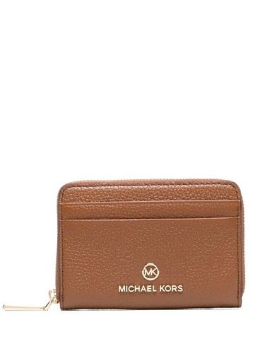 Portefeuille zippé à plaque logo - Michael Michael Kors - Modalova