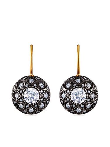 Boucles d'oreilles en 18ct ornées de diamants - FRED LEIGHTON - Modalova