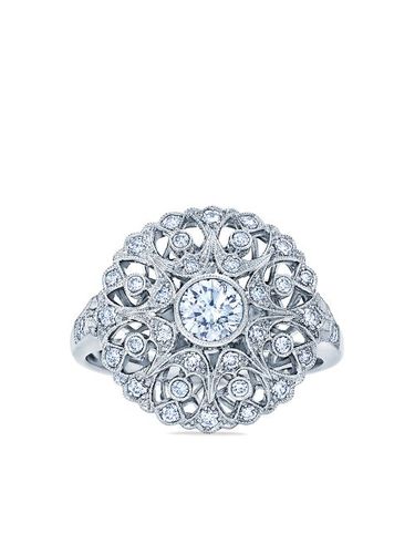 Bague Splendor Filigree Bombe en or blanc 18ct ornée de diamants - KWIAT - Modalova