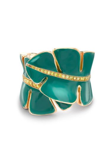 Bague Wildflower Wild Strawberry en 18ct ornée de diamants - Pragnell - Modalova