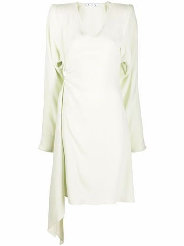 Off-White robe à découpes - Vert - Off-White - Modalova