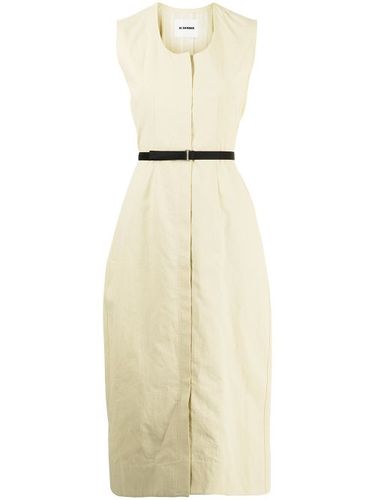 Robe mi-longue à taille ceinturée - Jil Sander - Modalova