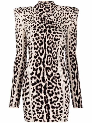 Robe courte à épaulettes - Roberto Cavalli - Modalova