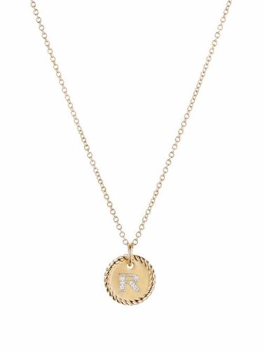 Collier en 18ct à pendentif Initial R serti de diamants - David Yurman - Modalova