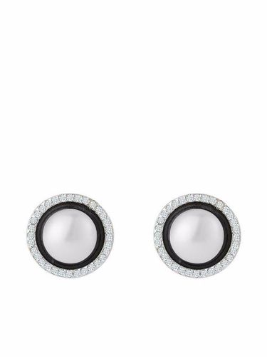 Puces d'oreilles en 14ct ornées de diamants - Mateo - Modalova