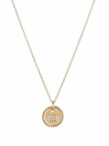 Collier en 18ct à pendentif Initial O serti de diamants - David Yurman - Modalova