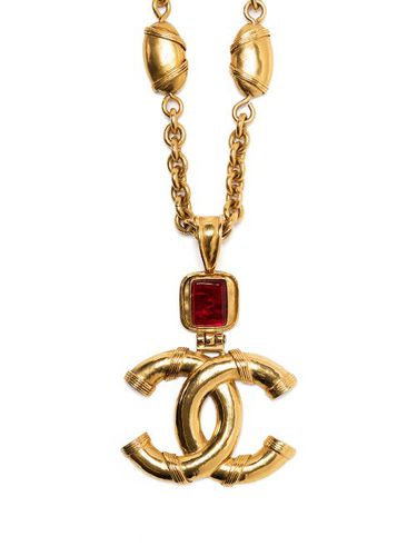 Collier à pendentif logo (1994) - CHANEL Pre-Owned - Modalova