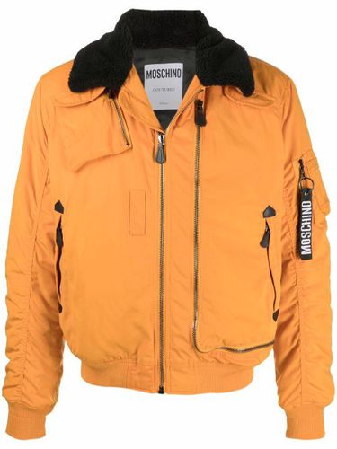 Veste bomber à logo - Moschino - Modalova