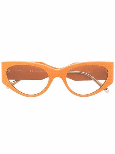 Lunettes de soleil à monture papillon - Ferragamo - Modalova