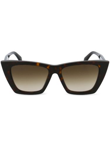 Lunettes de soleil à monture papillon - Alexander McQueen Eyewear - Modalova