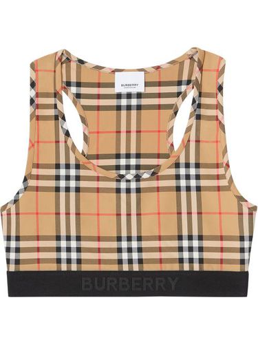 Brassière de sport à motif Vintage Check - Burberry - Modalova