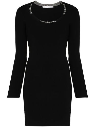 Robe courte à bandes logo - Alexander Wang - Modalova