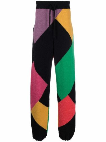 X Missoni pantalon de jogging colour block en maille - Palm Angels - Modalova