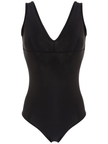 Maillot de bain à col v au dos - Amir Slama - Modalova